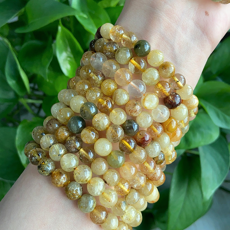 Mix Rutilated Quartz Bracelet $19.99/PC