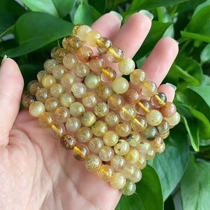 Mix Rutilated Quartz Bracelet $19.99/PC